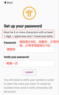 密码设置界面
