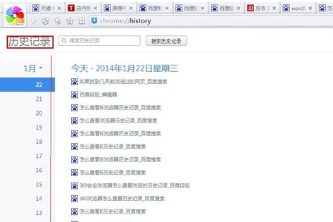浏览器历史记录查找技巧指南