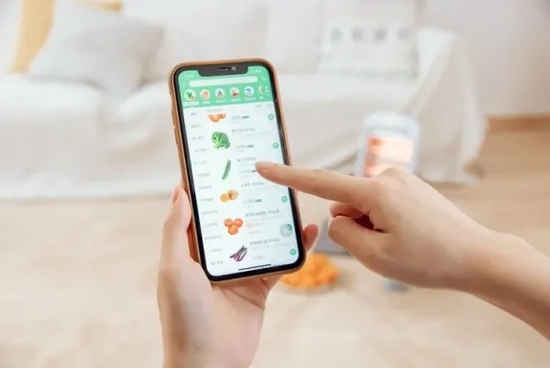 叮咚买菜订单管理界面示意图