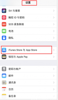 苹果账户设置界面示意图