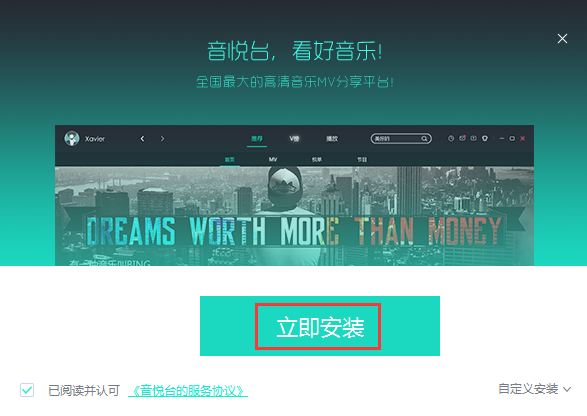 安装界面示意图